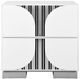 Global Furniture USA Talia 4-Piece White Queen Panel Bedroom Set-4