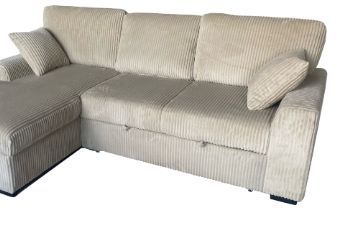 Milton Greens Stars 2-Piece Taupe Left Hand Facing Pull Out Bed Sectional and Storage Chaise-1
