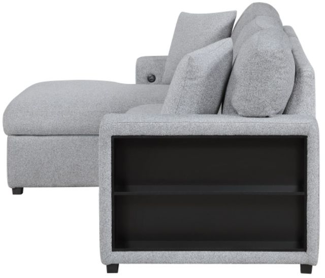 Homelegance® Pompano Gray Left-Arm Facing Sectional and Chaise-4