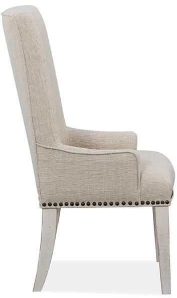 Magnussen Home® Bronwyn Alabaster Upholstered Host Side Chairs-2
