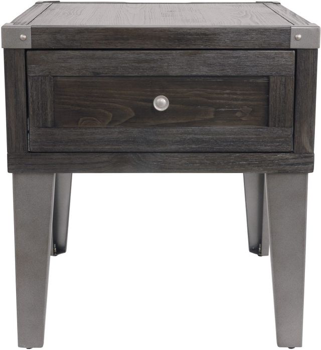 Signature Design by Ashley® Todoe Dark Gray End Table-1