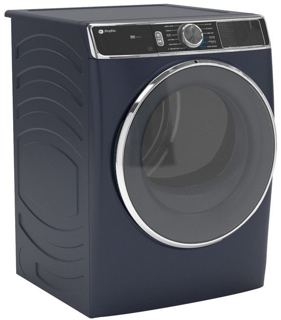 GE Profile™ 7.8 Cu. Ft Sapphire Blue Gas Dryer-2
