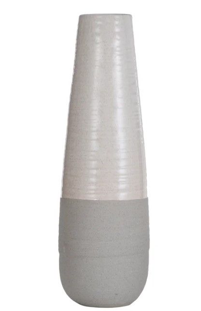 Stylecraft Evian Ivory Transitional Ceramic Vase-0