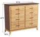 Whittier Wood® Furniture Addison Duet 60" Dresser-2