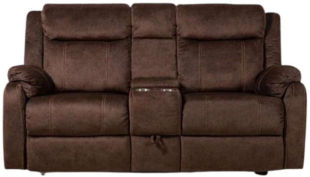 Global Furniture USA U7303 Domino Coffee Manual Reclining Loveseat-1