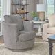Best® Home Furnishings Customizable Tina Fabric Swivel Chair with Espresso Base-4