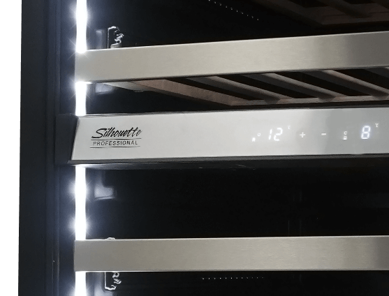 Silhouette® Professional™ Sonoma 24" 5.3 Cu. Ft. Stainless Steel Wine Cooler-4