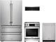 Thor Kitchen® 4 Piece Stainless Steel Gas Kitchen Package-0
