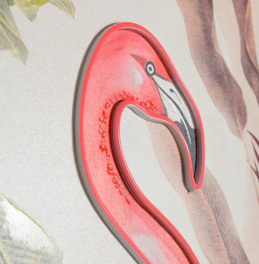 StyleCraft Neon Flamingo Wall Decor-3