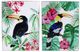 A & B Home 2-Piece Toucan Wall Art Set-1