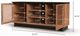 Legends Home Graceland Black/Bourbon 63" Console-2