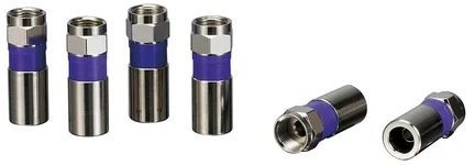 RadioShack Compression "F" Connector for RG-59U 6 Pack-0