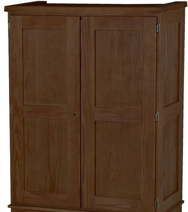 Crate Designs™ Furniture Unfinished Small Closet Armoire-1