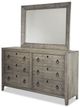Durham Furniture The Distillery Trenton Gray Landscape Mirror-2