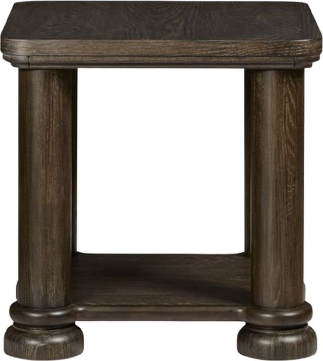 Signature Design by Ashley® Bannette Dark Brown Square End Table-2