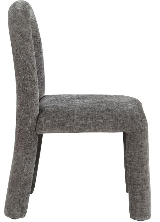 Meridian Furniture Amari Gray Upholstered Dining Chair-2