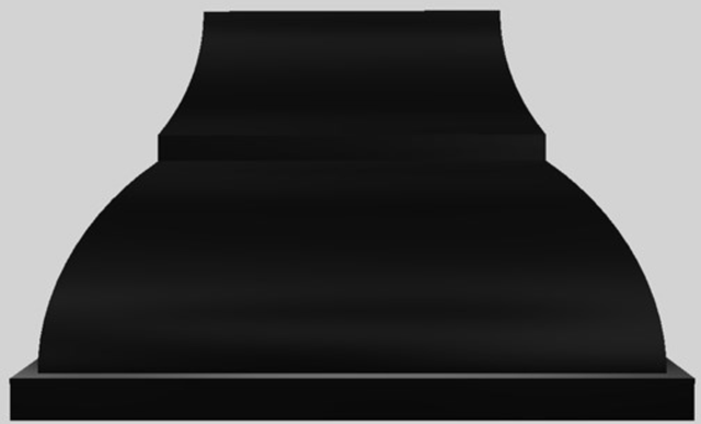 Vent-A-Hood® Designer Series 48" Black Wall Mounted Range Hood-0
