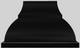 Vent-A-Hood® Designer Series 48" Black Wall Mounted Range Hood-0
