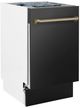 Zline Autograph Edition 30" Black Stainless Steel Top Control Built In Dishwasher-1