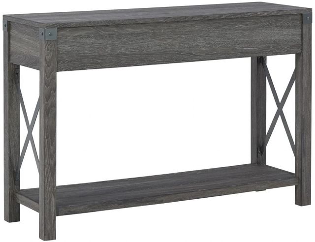 Signature Design by Ashley® Freedan Grayish Brown Console Sofa Table-2