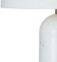 Bassett Mirror Wake Brass/White Table Lamp-1