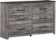 Signature Design by Ashley® Bronyan 3-Piece Dark Gray Queen Panel Bed Set-3