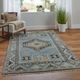 Feizy Fillmore Blue/Green 5'x8' Area Rug-5