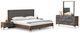 VIG Furniture Nova Domus Metcalf 5-Piece Grey/Walnut California King Bedroom Set-0