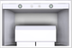 Vent-A-Hood® 36" White Wall Mounted Range Hood-3