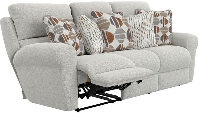 Catnapper® Kellen Ecru/Morocco Manual Lay Flat Reclining Sofa-4