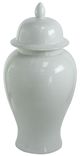 A & B Home Seaford White Ginger Jar-0