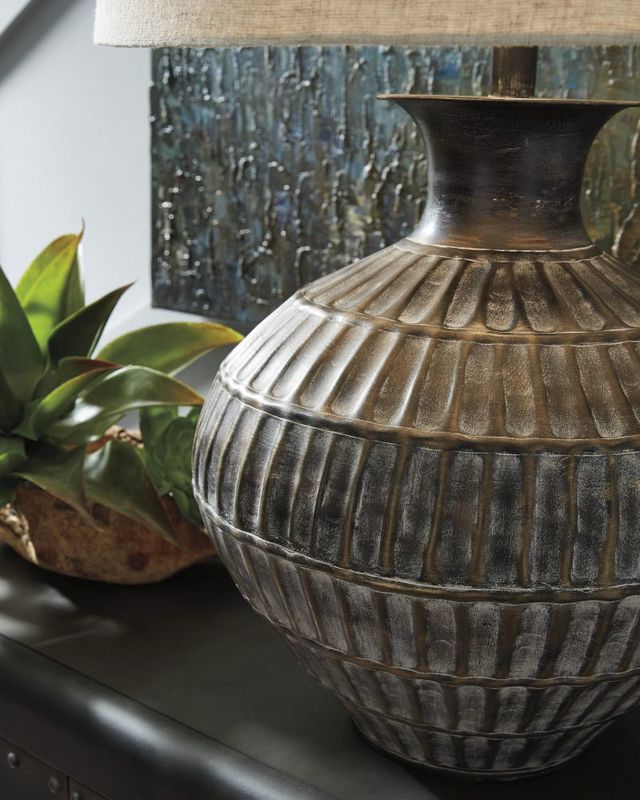 Signature Design by Ashley® Magan Antique Bronze Table Lamp-1