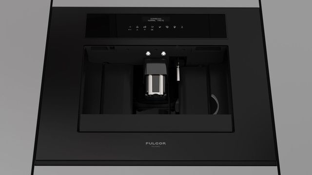 Fulgor Milano Matteo 700 Series 24" Matte Black Built-In Coffee Maker-4