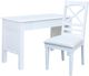 Cottage Creek Furniture Beachfront 2-Piece White Office Desk Set-0