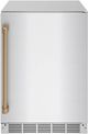 Thor Kitchen Gordon Ramsay Collection 24” 5 Cu. Ft. Stainless Steel Built-In Undercounter Outdoor Beverage Cooler with Bronze Handle-2