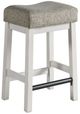 Intercon Drake French Oak/Rustic Gray 18" Backless Stool-0