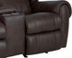HomeStretch Laredo Dark Brown Leather Power Reclining Loveseat-2