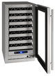 U-Line® 18" Stainless Steel Wine Captain® Wine Cooler-1