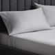 Malouf® Woven™ 3-Piece Supima® Premium Cotton Smoke Split King Sheet Set-1
