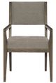 Bernhardt Linea Cerused Charcoal/Gray Arm Chair-0