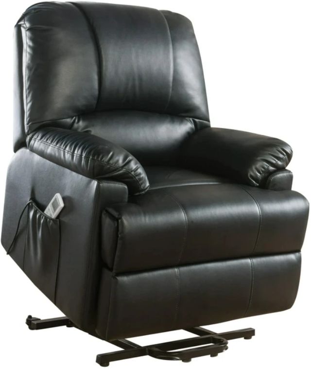 ACME Furniture Ixora Black Power Recliner with Power Lift and Massage-2