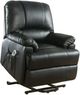 ACME Furniture Ixora Black Power Recliner with Power Lift and Massage-2
