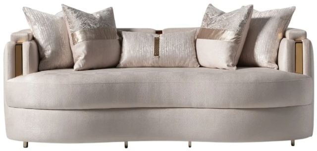 Michael Amini® Carmela Almond/Gold Sofa-2