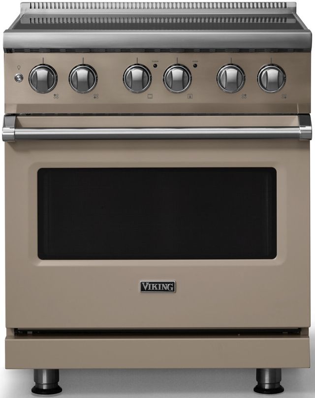 Viking® 5 Series 30" Nantucket Pro Style Induction Range with Polished Chrome Trim-0