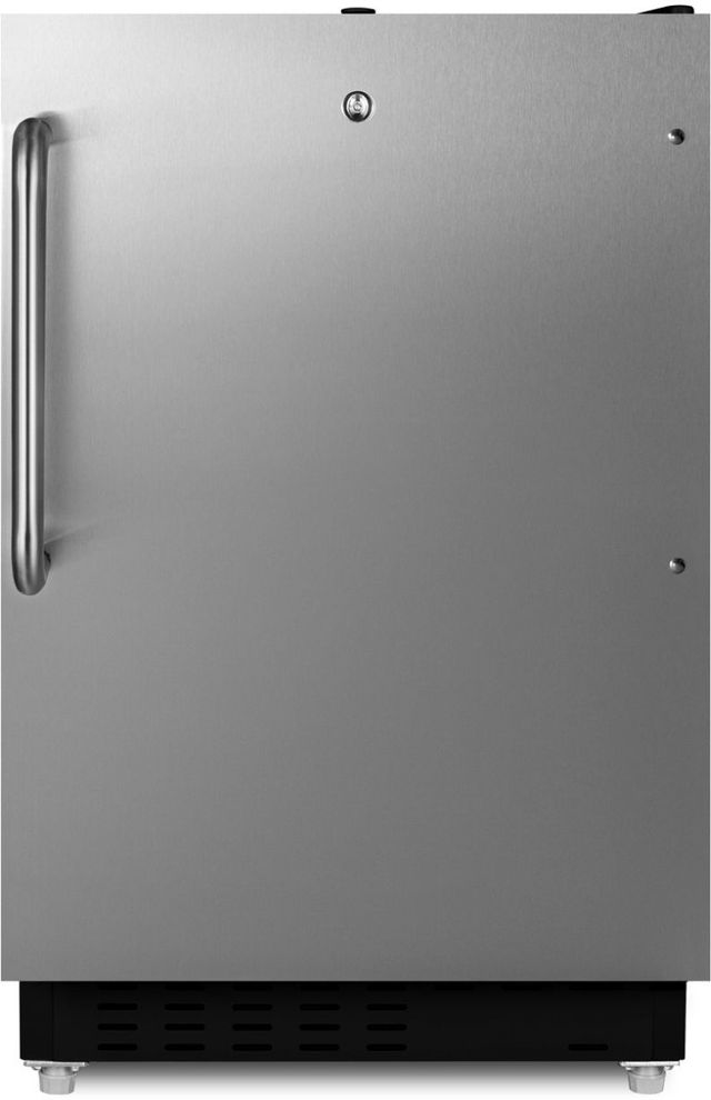 Summit® 2.7 Cu. Ft. Stainless Steel Under the Counter Refrigerator-0