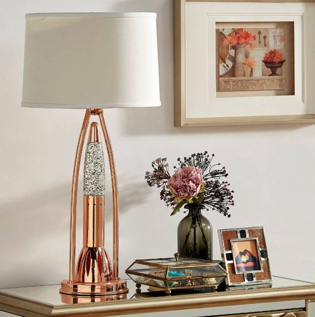 Homelegance® Lenora Satin Copper Table Lamp-3