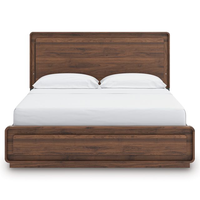Signature Design by Ashley® Fortlorn Walnut Brown King Panel Bed-1