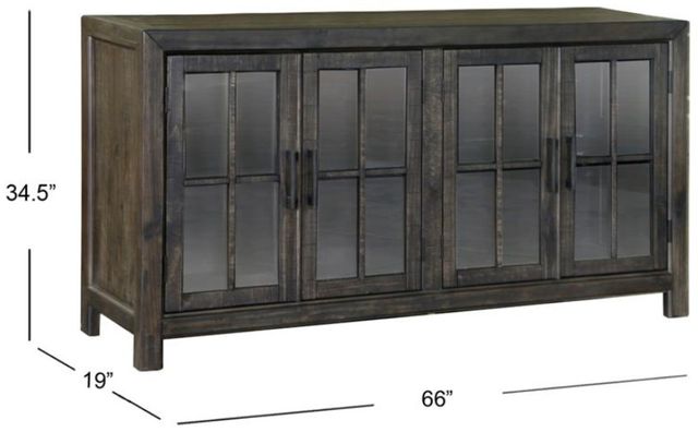 Magnussen Home® Bellamy Peppercorn Buffet Curio-2