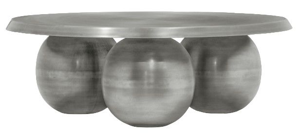 Meridian Furniture Globus Silver Coffee Table-0