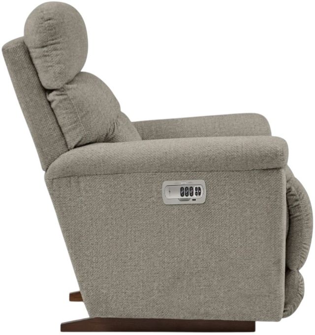 La-Z-Boy® Fulton Smoke Power Rocking Recliner with Headrest-3